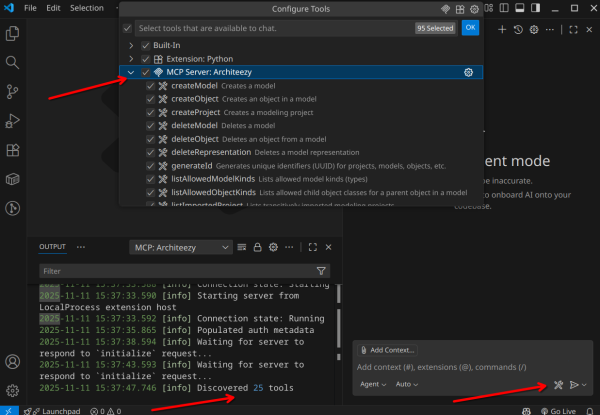 Перечень MCP-инструментов для работы с моделями Перечень MCP-инструментов для работы с моделями