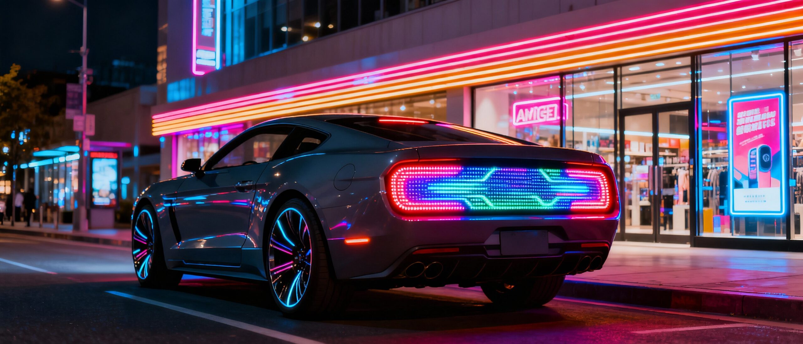 Олед/АмоЛед фонари для автомобиля