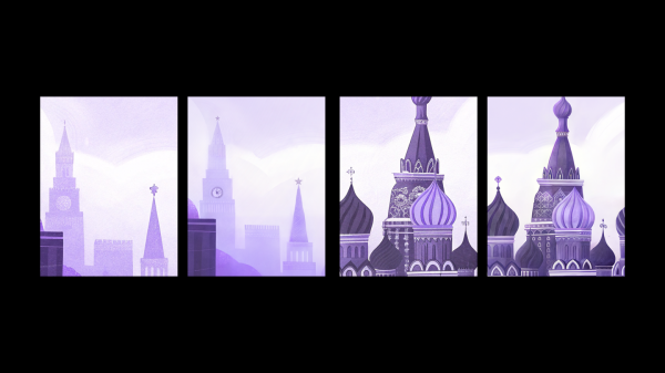 Элемент карты с изображением Москвы. Слева — исходник от нейросети, справа — итог после доработок дизайнера.