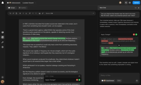 Бывший контент-стратег MrBeast разрабатывает инструмент на основе искусственного интеллекта для генерации идей и аналитики контента. 4 ce285a658cccda9782c8c221441ba41b