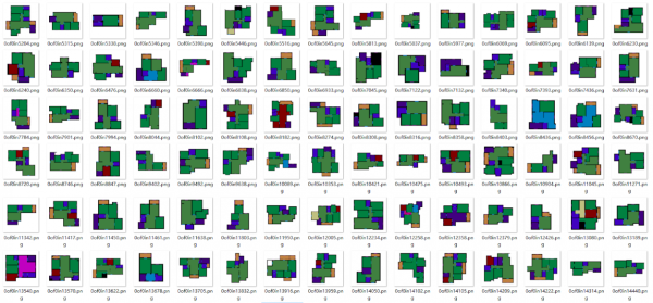 рис. 3. Набор данных RPlan, который используется для обучения 