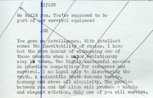 Вырезанный диалог, объясняющий «мотивацию» Эша Вырезанный диалог, объясняющий «мотивацию» Эша