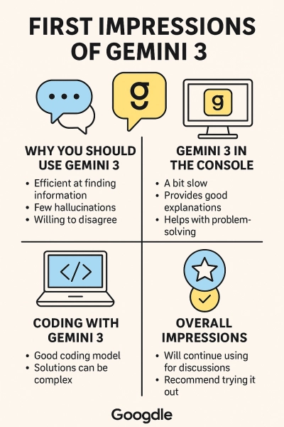 Как эффективно использовать Gemini 3 Pro 2 Узнайте о плюсах и минусах Gemini 3 Pro, протестировав его с помощью программирования и использования консоли.