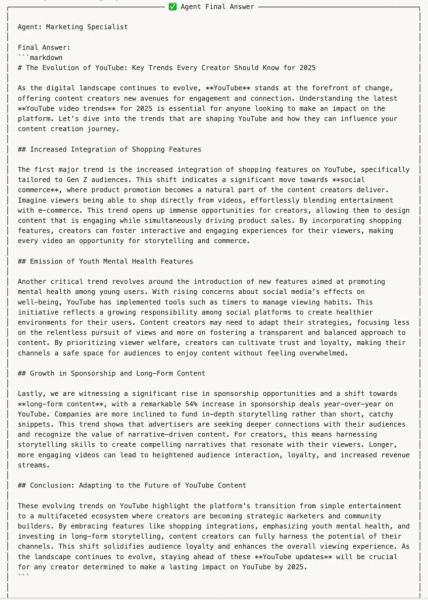 Как создать собственную систему агентного ИИ с помощью CrewAI 8 df2211b620dc05431830e34e2a1a6dc3