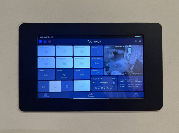 Планшет в настенном креплении