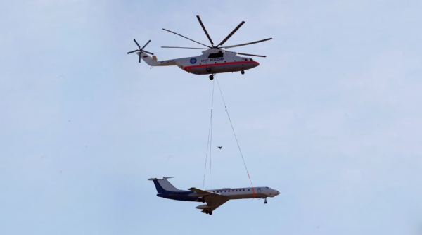 Ми-26, конечно, способен на многое. Но для перевозки лопастей не подходит