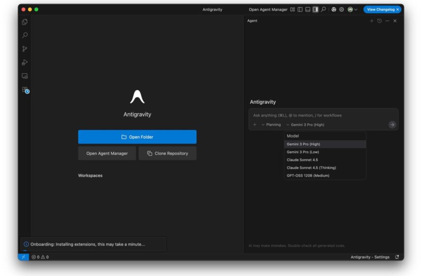 🚀 Antigravity от Google: новая&hellip;
