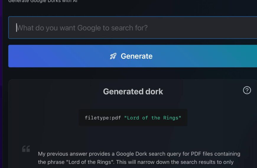 DorkGPT — новый ИИ-поиск, который&hellip;