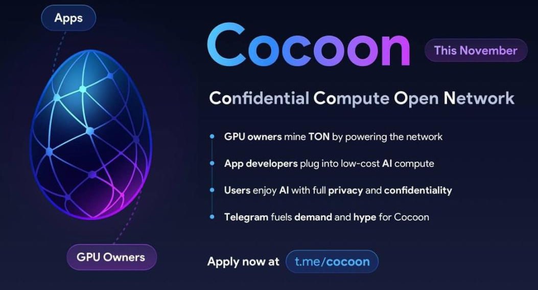 Дуров запускает децентрализованную ИИ-сеть Cocoon Основатель Telegram Павел Дуров представил... 3 file_917.jpg
