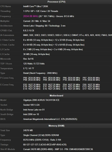 И вновь разгон DDR5 позволил установить рекордную скорость работы 13153 MT/s