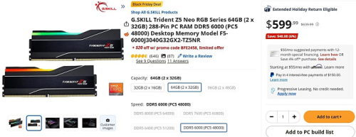 Комплекты памяти DDR5 на 64&hellip;