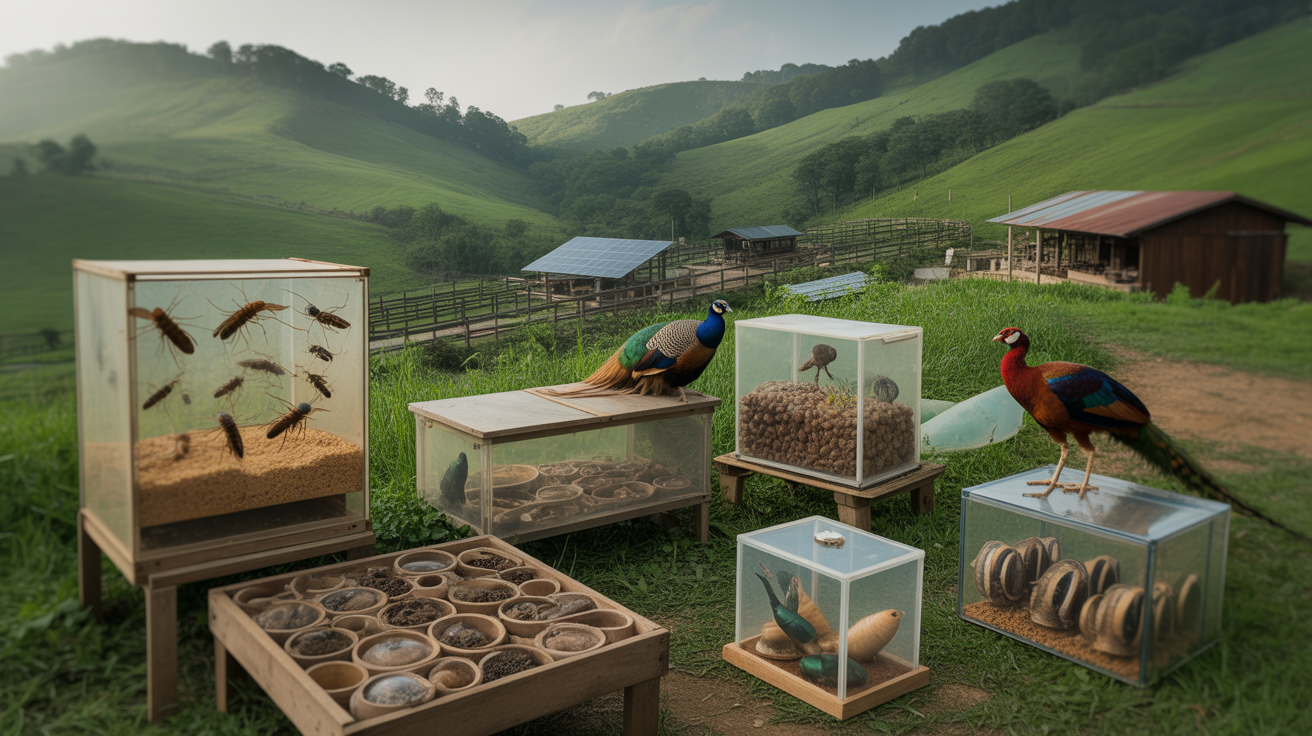 Экзотические насекомые и животные для разведения как бизнес