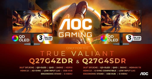 Мониторы AOC Q27G4ZDR и Q27G4SDR&hellip;
