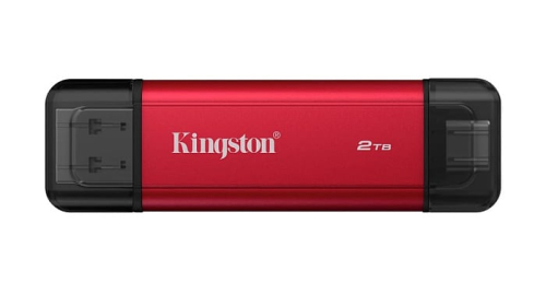 Портативный накопитель Kingston Dual подключается к системам при помощи USB-A и USB-C Портативный накопитель Kingston Dual подключается к системам при помощи USB-A и USB-C