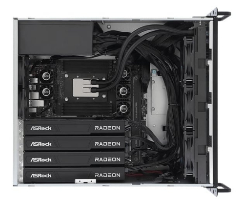 Рабочая станция ASRock GAI4G-R9700 оснащается четырьмя Radeon AI PRO R9700 Рабочая станция ASRock GAI4G-R9700 оснащается четырьмя Radeon AI PRO R9700