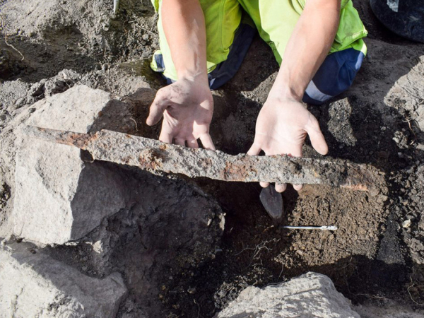 Раскопки вдоль трассы в Швеции&hellip;