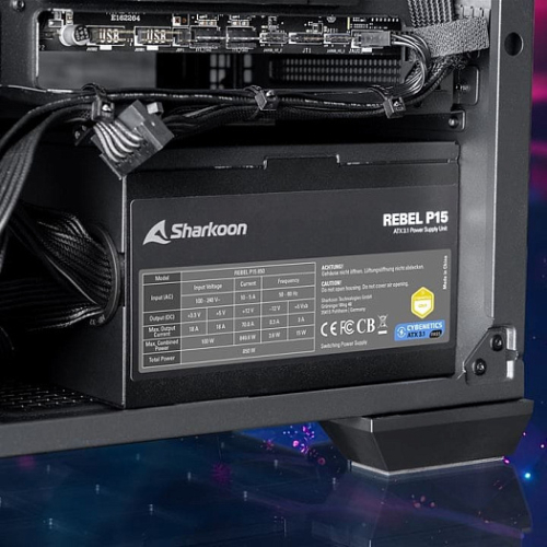 Sharkoon выпустила недорогие блоки питания Rebel P15 с сертификатом Cybenetics Gold Sharkoon выпустила недорогие блоки питания Rebel P15 с сертификатом Cybenetics Gold