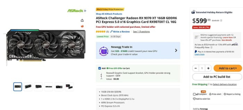 Стоимость видеокарт AMD Radeon RX 9070/XT достигла рекомендованного значения Стоимость видеокарт AMD Radeon RX 9070/XT достигла рекомендованного значения