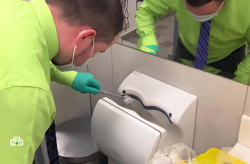 Сушилки для рук в туалетах&hellip;