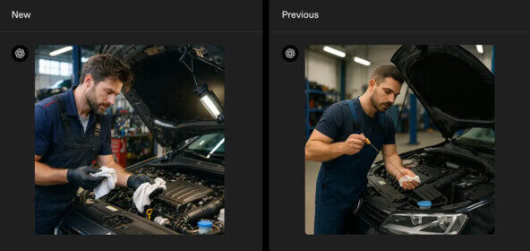 На первом фото генерация в новом чате, на втором в старом. Конечно, модель сделала нереальный прорыв. 