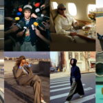 Коллаж из фотографий, изображающих роскошную жизнь: машина, самолёт, суперкар, аэропорт.