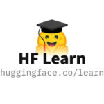 Эмодзи с академической шапкой и надпись: HF Learn. Ссылка: huggingface.co/learn.