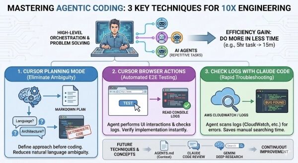 3 метода эффективного использования агентов ИИ для программирования 2 Инфографика по программированию ИИ