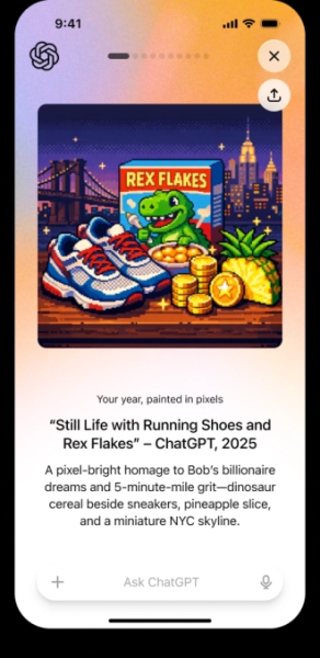 ChatGPT запускает итоговый обзор года, похожий на Spotify Wrapped. 4 45425cd805c1f95438f8b9de14321031