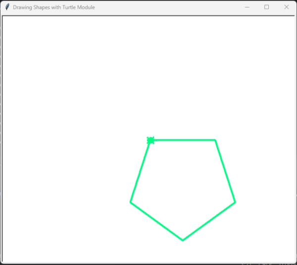 Рисование фигур с помощью модуля Python Turtle 7 699f63b1c264da0a13b7ecd2de2a1f22