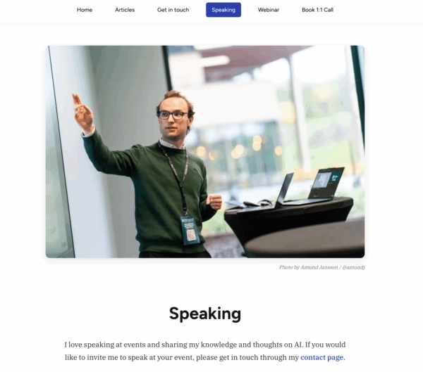 Говорящая страница