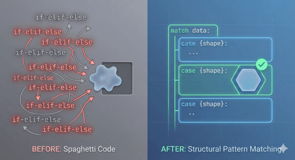 Сравнение спагетти-кода и структурного сопоставления с образцом.