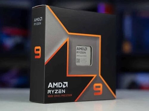 Процессор AMD Ryzen 9 в упаковке, серия 9000, мощное решение для ПК.
