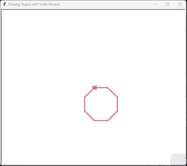 Рисование фигур с помощью модуля Python Turtle 8 b410cb4061b08282b27db94aad2a2b4d