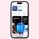 Скриншот магазина App Store с приложением GiftMate на экране iPhone.