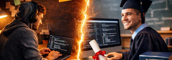 Программист против выпускника: выбор между самообучением и формальным образованием.