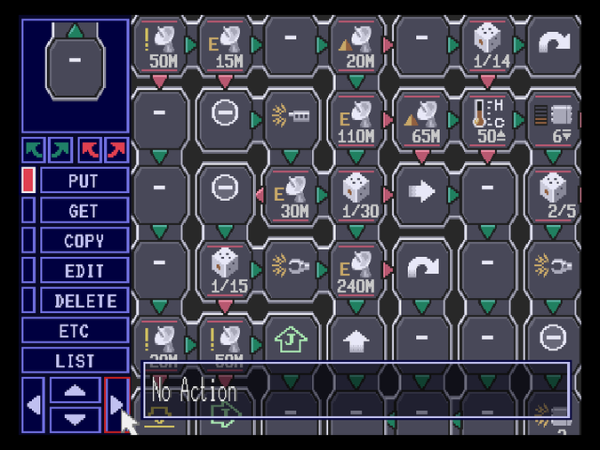 Скриншот интерфейса игры с кнопками управления и игровыми иконками.