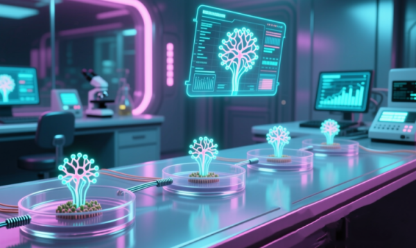 Этично ли использовать компьютеры на клетках мозга. Уже сейчас можно арендовать мощность биокомпьютеров, но стоит это дорого. Фото.