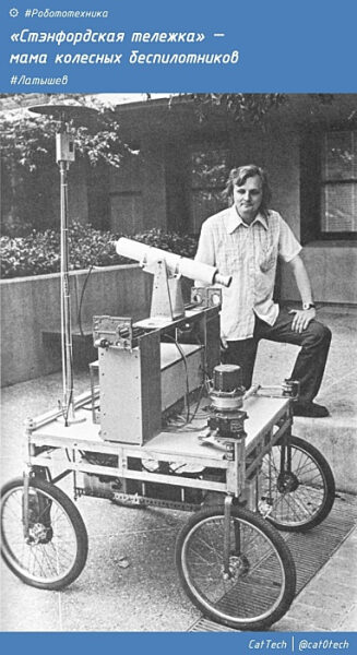 Давайте с вами направимся в начало 1960-х 1 Станфордская тележка, прародитель современных беспилотных автомобилей.