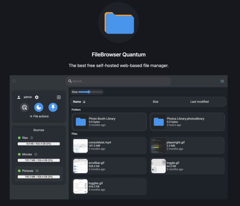 🔐 Ваше личное облако за 5 минут: FileBrowser Quantum Нашли…