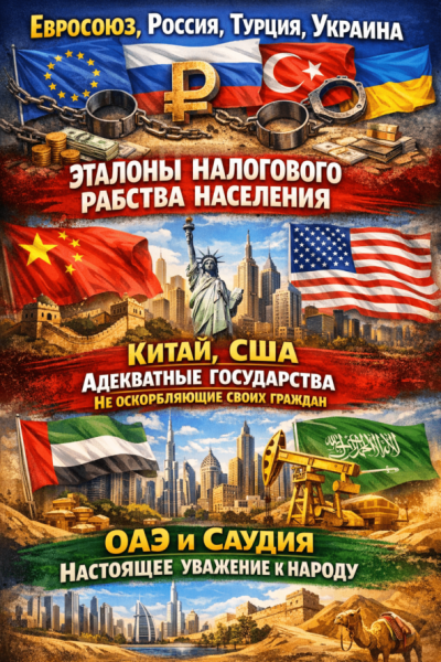 40 лет Европы и России: синхронная эксплуатация народа через налоговые системы 7 Европа и Россия - 40 лет синхронного движения в налоговое рабство с ужесточающимися условиями