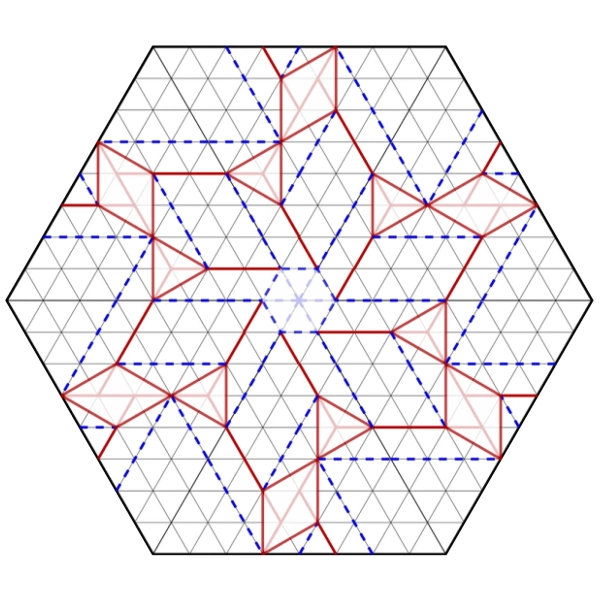 схема узора оригами