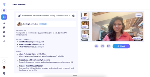 Платформа ролевых игр с искусственным интеллектом Yoodli
