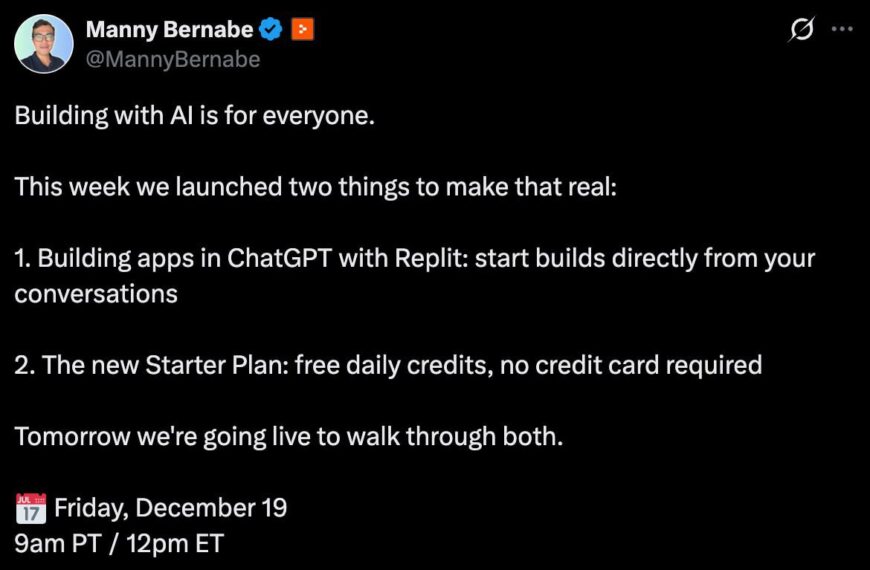 Анонс новых функций ChatGPT и Replit: создание приложений и стартовый план без карты.