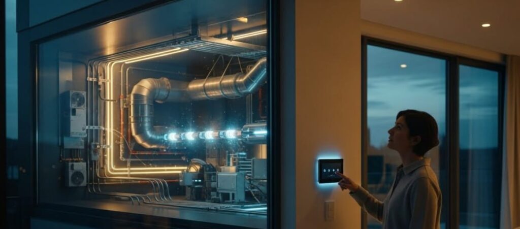 Fine-tuning стал диалогом: Claude теперь обучает модели сам Граница между... 1 Человек управляет системой дома через сенсорный экран; современная технология и автоматика.