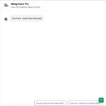 Чат-бот для улучшения сна предлагает помощь и варианты улучшения качества сна.