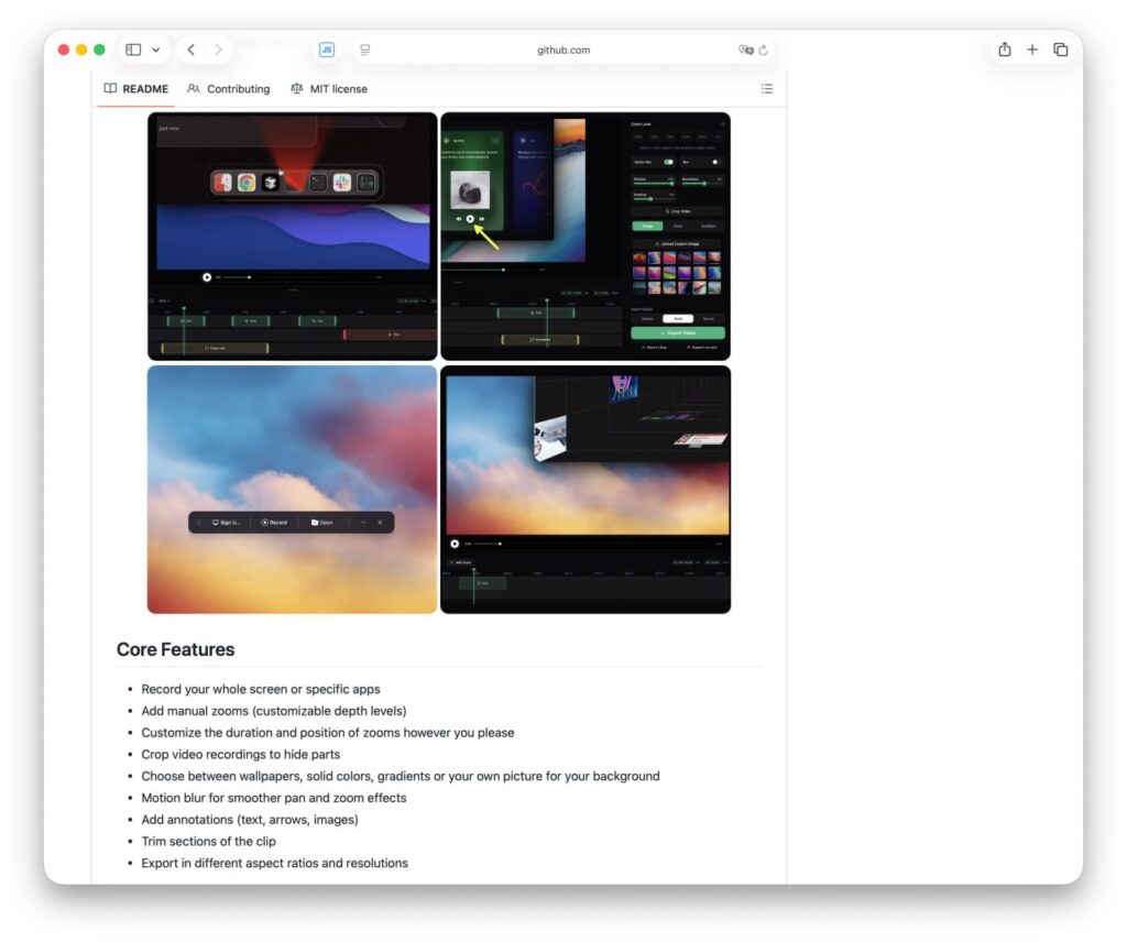 Интерфейс программы для редактирования видео с панелями инструментов и визуальными эффектами.