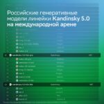 Российские модели Kandinsky 5.0 занимают места на международной арене генеративных ИИ.