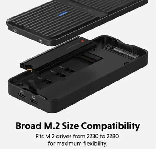 Hyper выпустила корпус HyperDrive Next USB4 V2 для создания внешнего накопителя