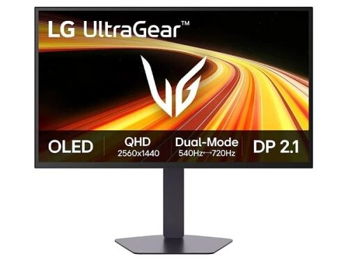 Монитор LG UltraGear OLED с разрешением QHD, частота 540Гц, DP 2.1.