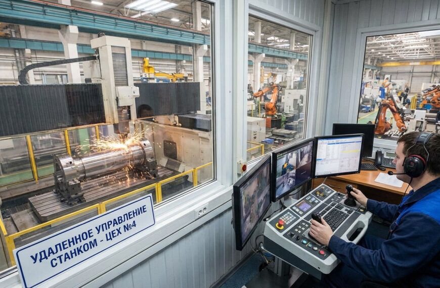 Удаленное управление станком